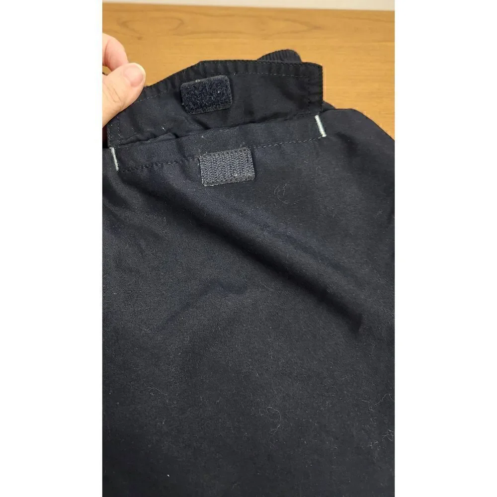 George mens large Navy swim trunks with light blue lining